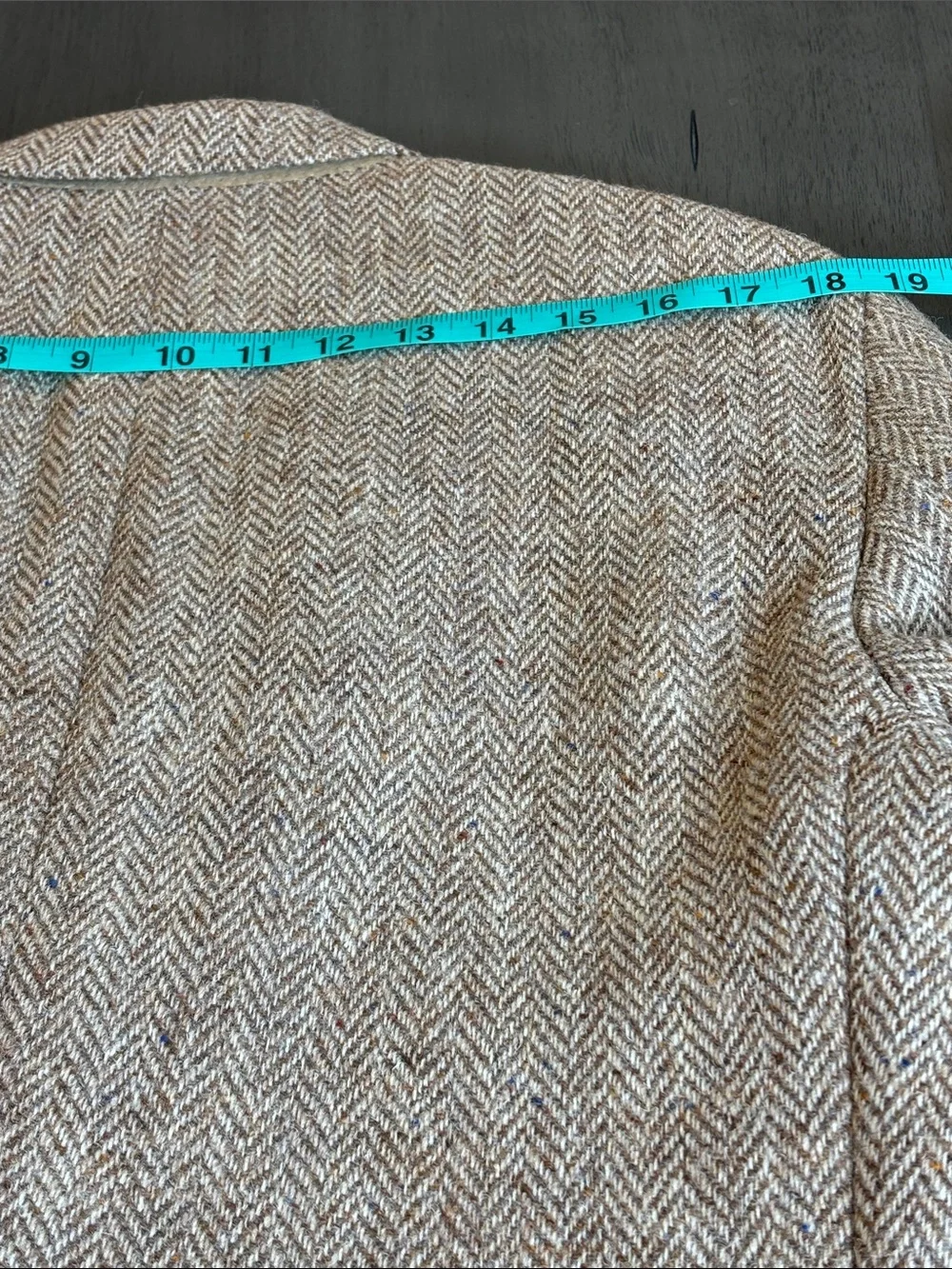 🤎 Harris Tweed Brown Herringbone Wool Blazer Men’s 36 Two Button Sport Coat 🤎